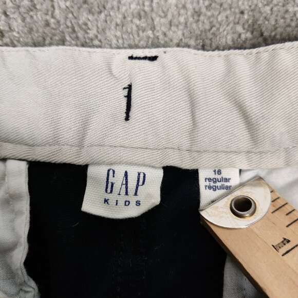 GAP Kids Dark Blue Chino Pants Size 16 Back To School Uniform - Picture 5 of 11